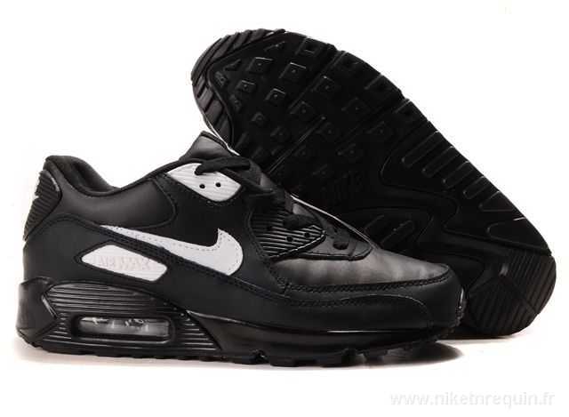 noir et blanc nike air max 90 chaussures (1)